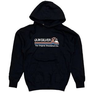 Quiksilver Men's Retro Logo The Original Boardshort Company Hoodie Sweatshirt